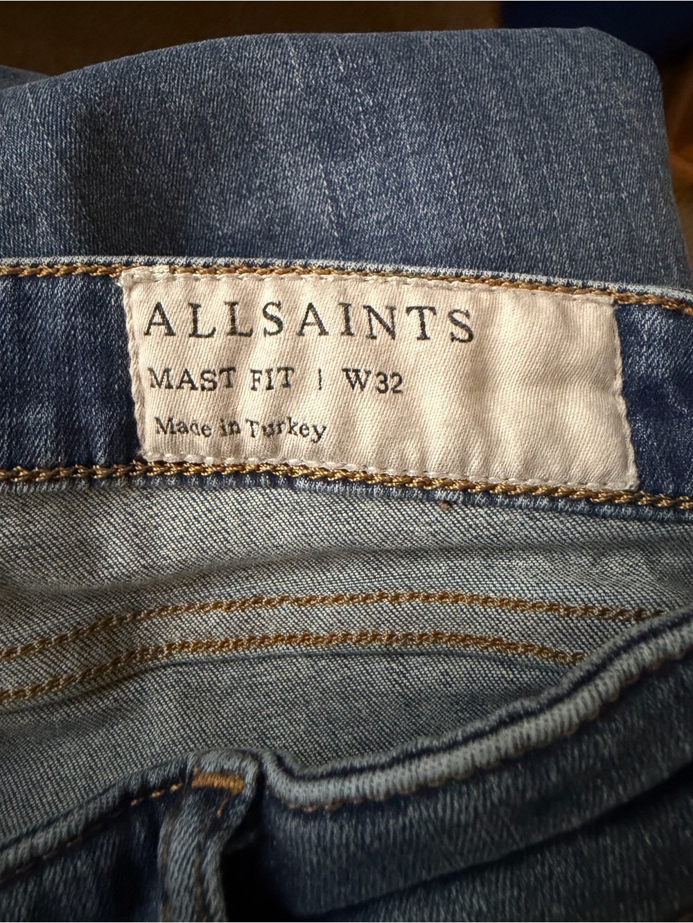 AllSaints Women's Skinny Jeans in Light Blue Denim